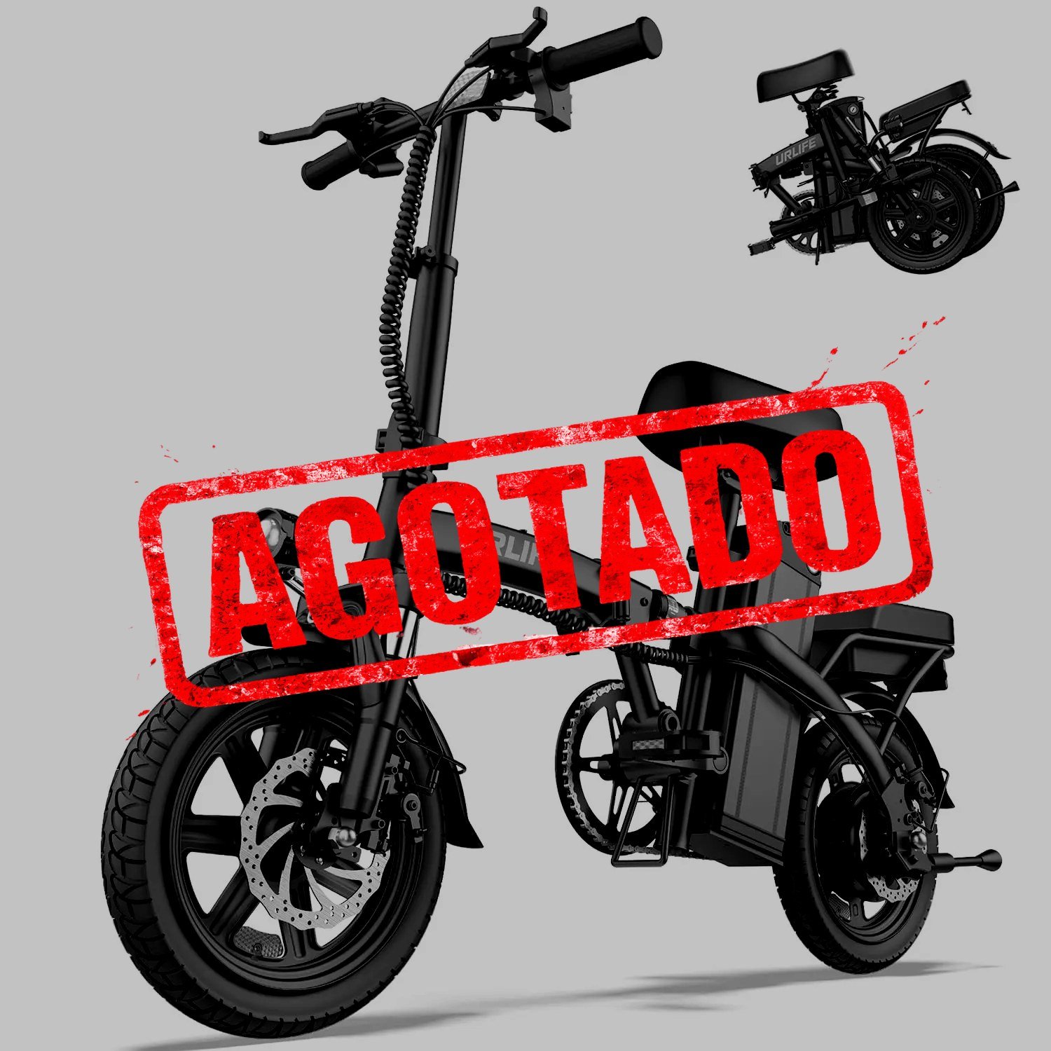 BICICLETA ELÉCTRICA PLEGABLE URLIFE F1L 14"