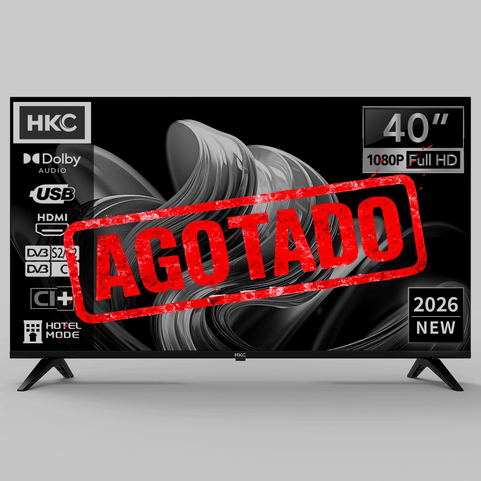 TELEVISOR HKC 40'' FHD CON SONIDO DOLBY AUDIO