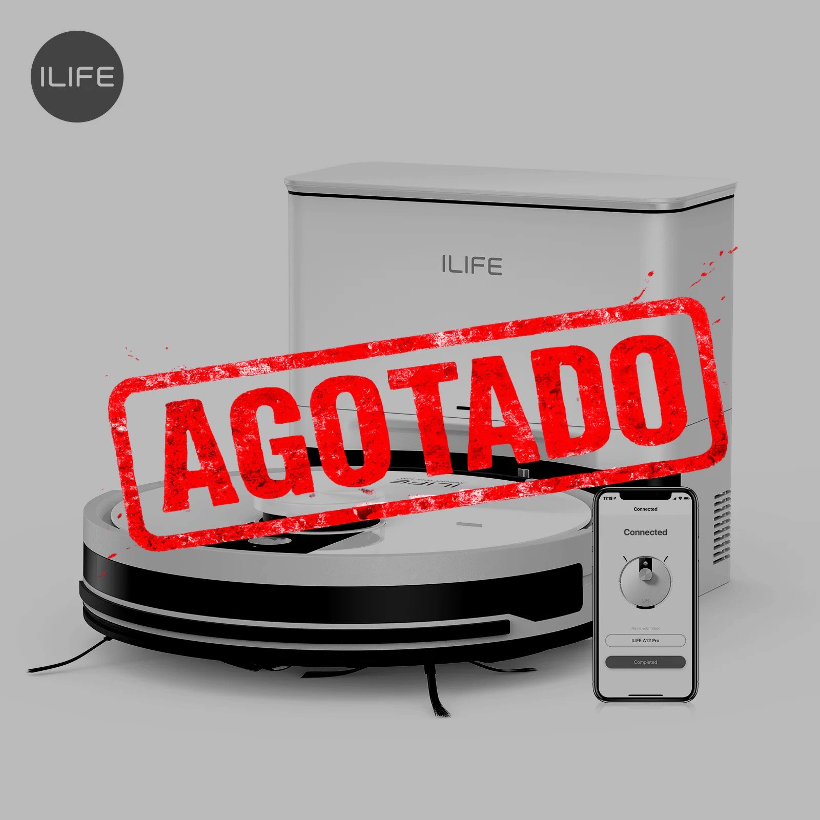 ROBOT ASPIRADOR Y FREGADOR ILIFE A12 PRO