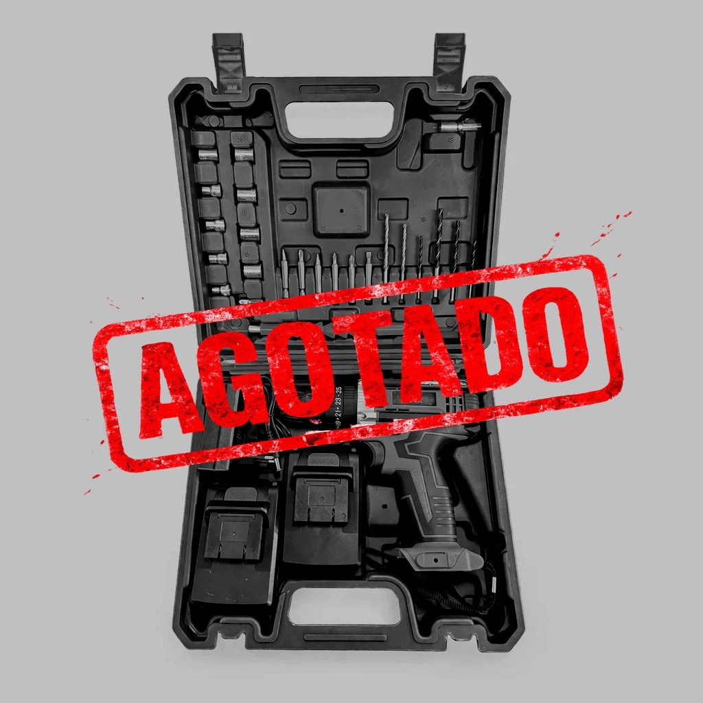 SET DE TALADRO PERCUTOR INALÁMBRICO DON FELIZ