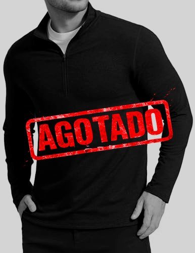 SUDADERA HOMBRE CREMALLERA 1/4 MANGA LARGA