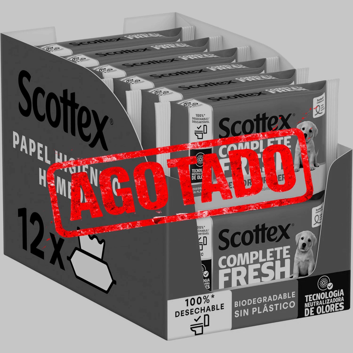 SCOTTEX PAPEL HIGIÉNICO HÚMEDO FRESH