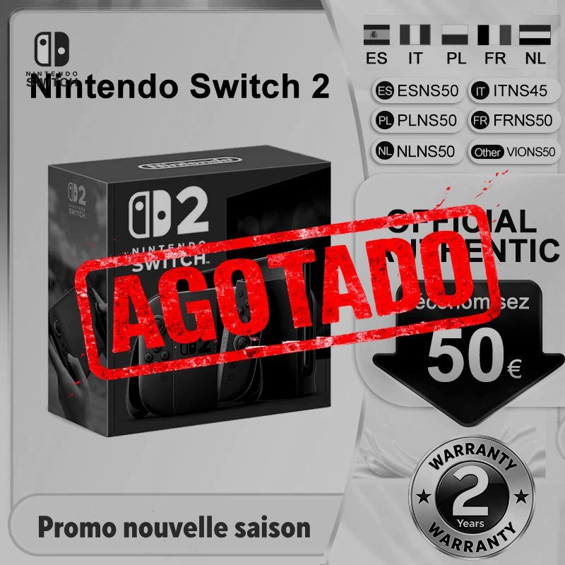 CONSOLAS NINTENDO SWITCH 2 ORIGINAL
