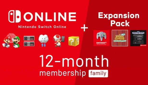 SUSCRIPCIÓN NINTENDO SWITCH ONLINE 12 MESES