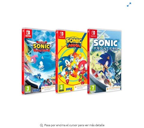 PACK SONIC PARA NINTENDO SWITCH