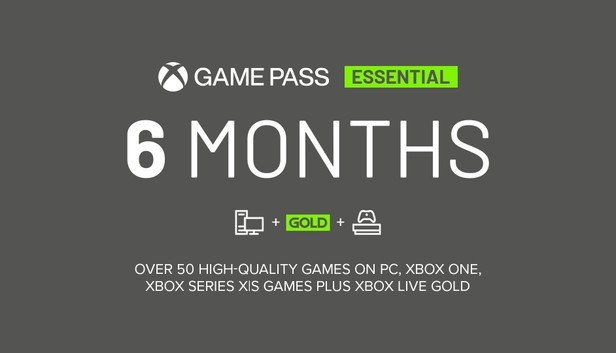 XBOX GAME PASS ESSENTIAL 6 MESES