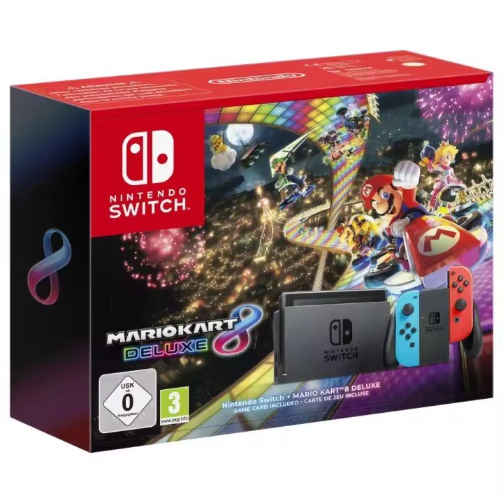 Consola Nintendo Switch + juego físico Mario Kart 8 Deluxe versión española