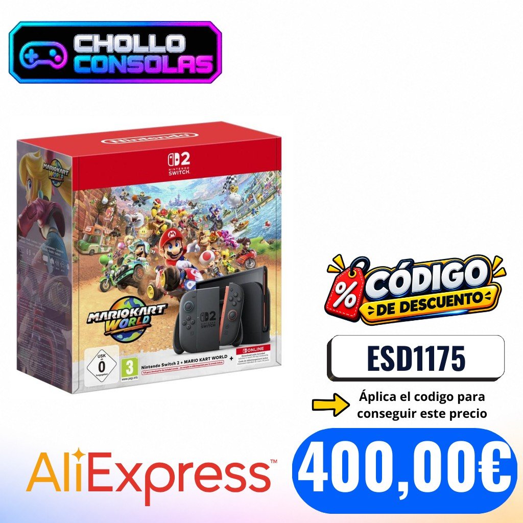 Consola Nintendo Switch 2 + Mario Kart World + 3 meses - Versión europea